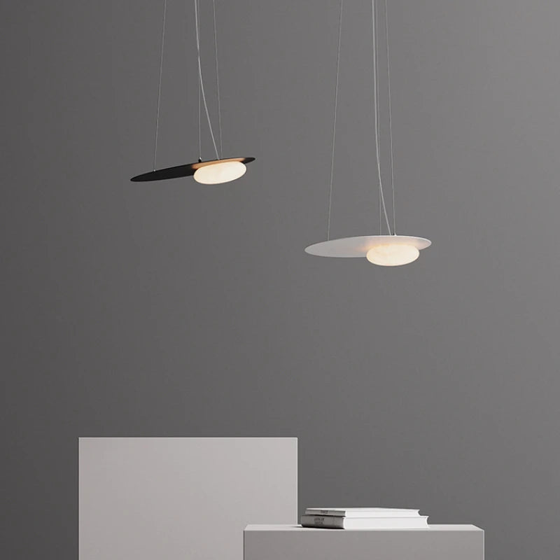 lustre led moderne créatif pour décoration de restaurant avec cordons réglables