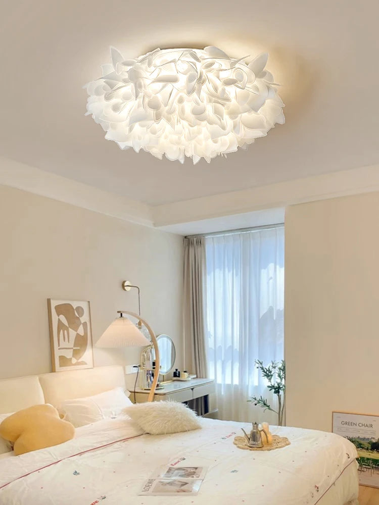 plafonnier acrylique créatif à pétales pour décoration intérieure moderne - vue 3 sur 7