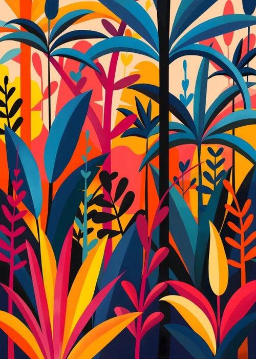 peinture abstraite décorative pour art mural esthétique