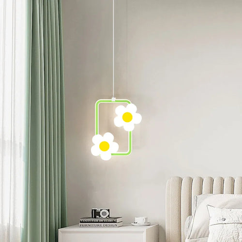 lustre fleur suspension pour fille chambre de bébé