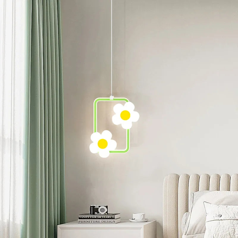 lustre fleur suspension pour fille chambre de bébé - vue 3 sur 9