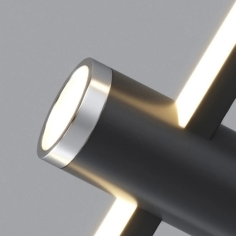 lustre nordique moderne avec projecteur pour restaurant et bar - vue 6 sur 18