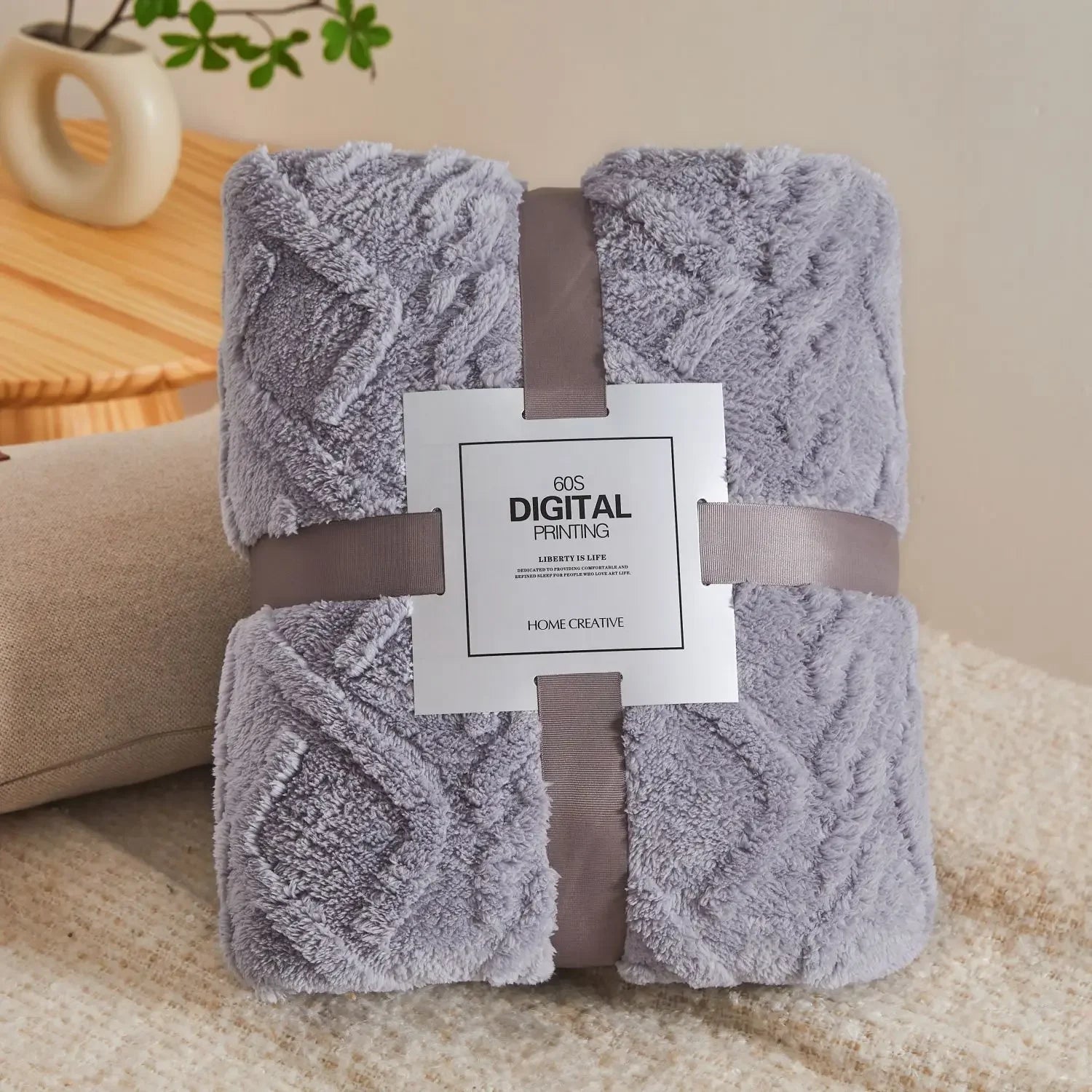 plaid flanelle polaire doux chaud pour lit canapé