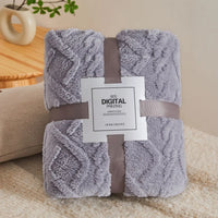 plaid flanelle polaire doux chaud pour lit canapé