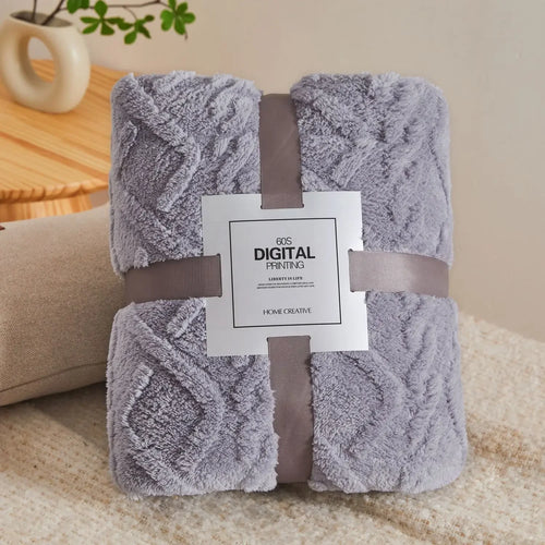 plaid flanelle polaire doux chaud pour lit canapé