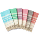 serviette de plage turque coton losanges sechage rapide