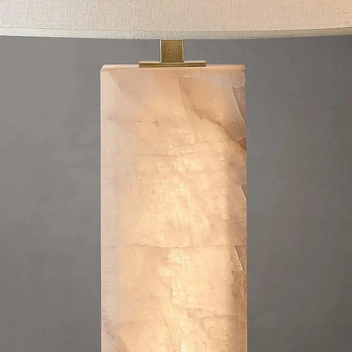 lustre tendance naturel en marbre design lumineux moderne - vue 4 sur 7