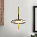 suspension LED en verre design nordique moderne décorative