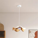 suspension en fer et bois style cottage nordique pour restaurant et loft