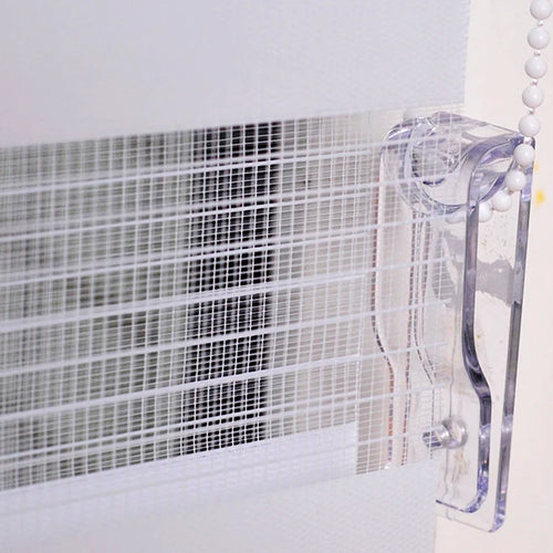 Store enrouleur double couche translucide pour salon chambre - vue 6 sur 6