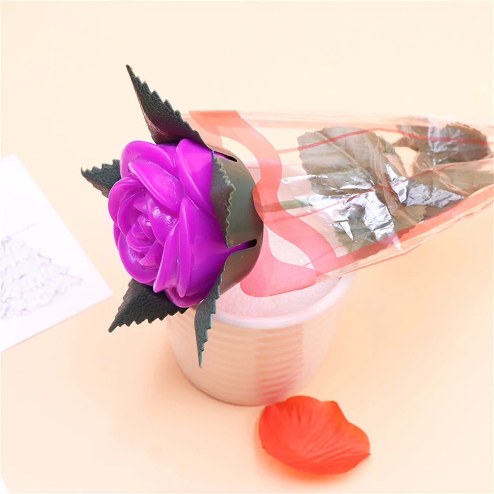 branche de roses lumineuses pour saint valentin et fêtes romantiques - vue 8 sur 12