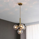 suspension moderne en verre pour décor intérieur élégant