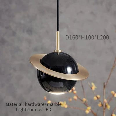 lustre danois créatif en marbre personnalisé pour décoration intérieure - vue 7 sur 9