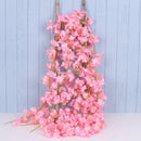 guirlande de fleurs artificielles pour décoration de mariage et intérieur