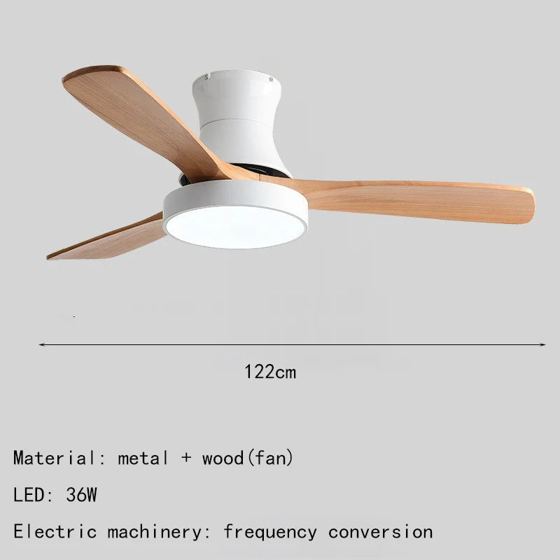 ventilateur de plafond moderne avec lumière design pour intérieur - vue 10 sur 14