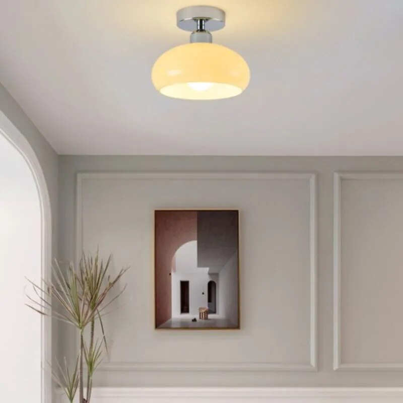 Plafonnier LEDs déco maison hôtel E27 Lustre - vue 5 sur 9