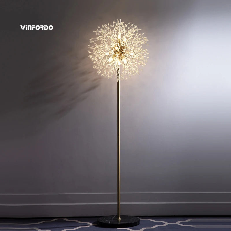 Lampadaire fleur
