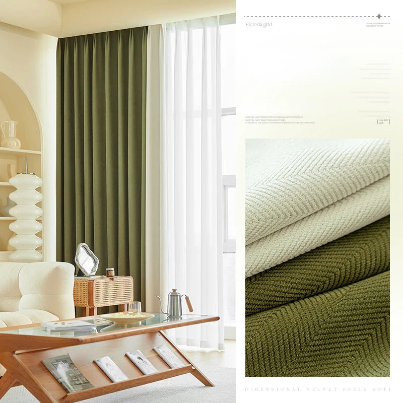 Rideau occultant moderne plissé pour salon chambre fenêtre - vue 19 sur 19
