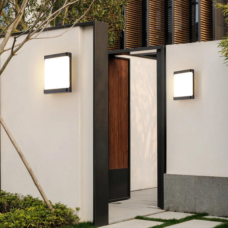 applique murale led extérieure étanche pour jardin balcon - vue 5 sur 10