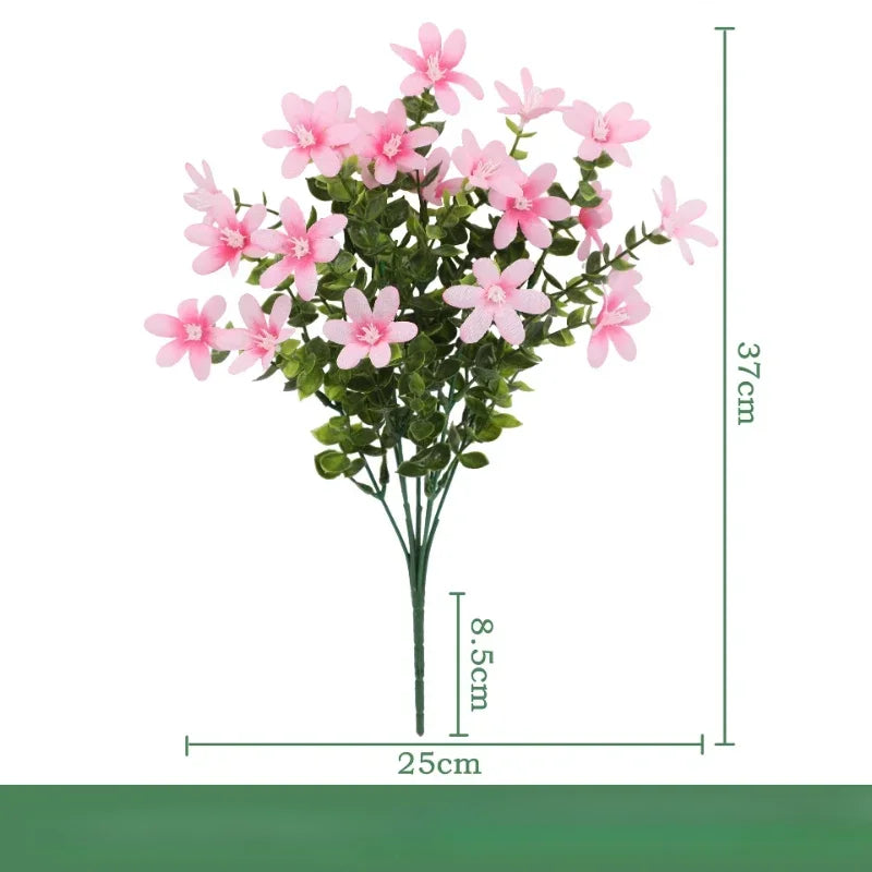 lot de 3 bouquets d eucalyptus artificiels en soie décoration intérieure - vue 22 sur 24