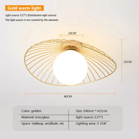 Plafonnier LED en forme de jupe