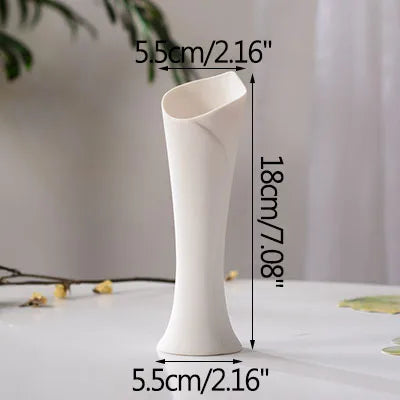 vase en céramique moderne pour fleurs séchées décoration artisanale - vue 12 sur 12