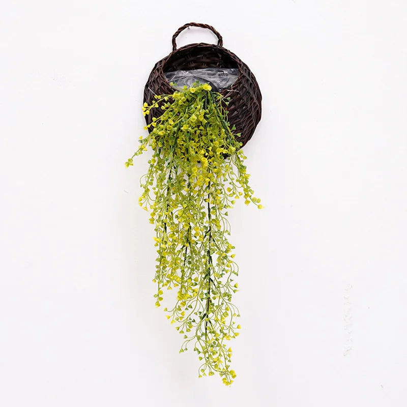 plantes artificielles vignes saule murale décoration intérieure mariage balcon - vue 3 sur 7