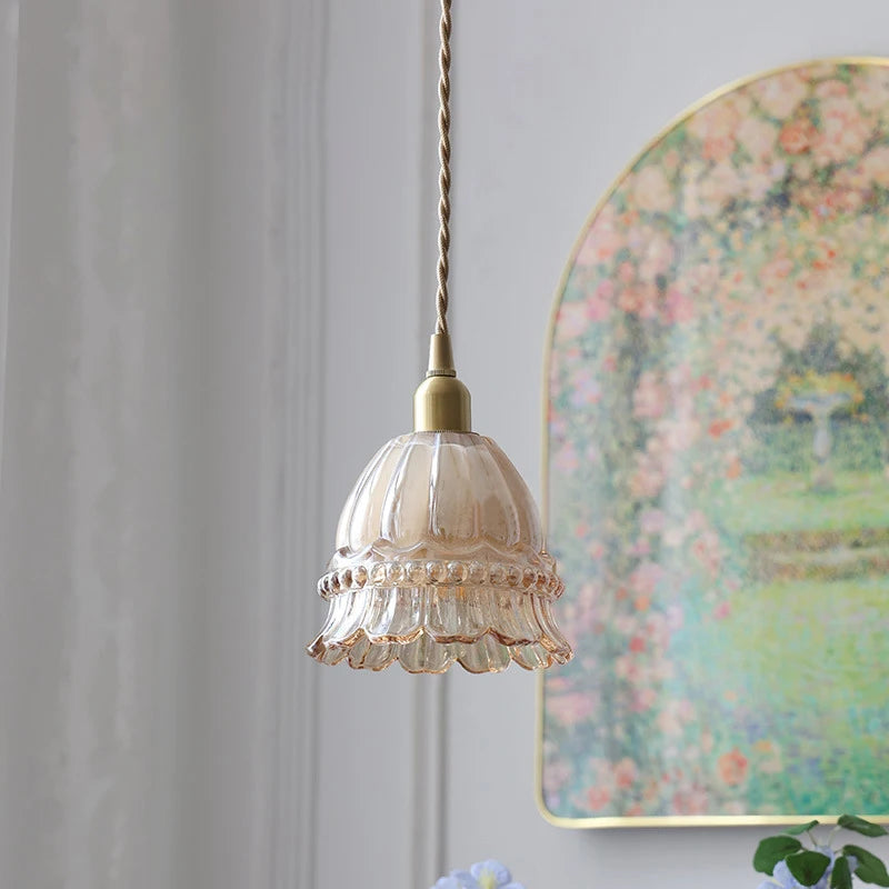 lustre moderne en verre pour éclairage intérieur vintage - vue 7 sur 12