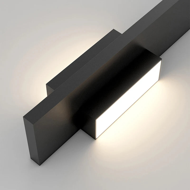 Applique murale led minimaliste 3000k en métal pour - vue 5 sur 10