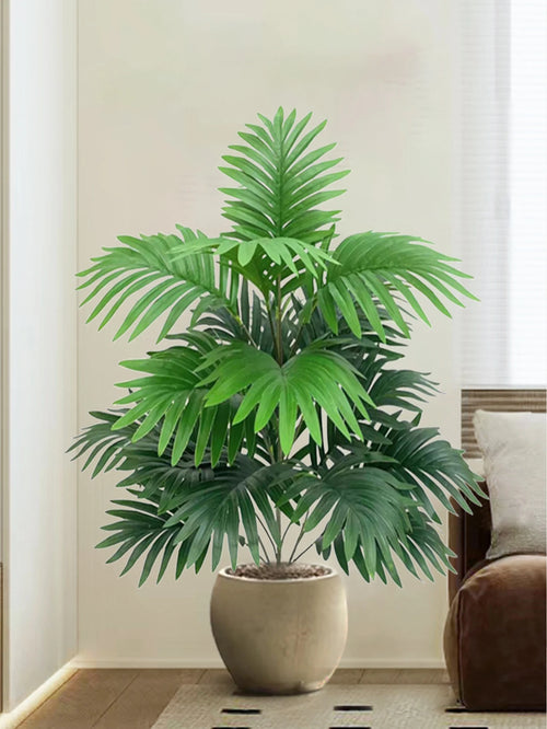 palmier artificiel tropical en plastique pour décoration intérieure - vue 3 sur 8
