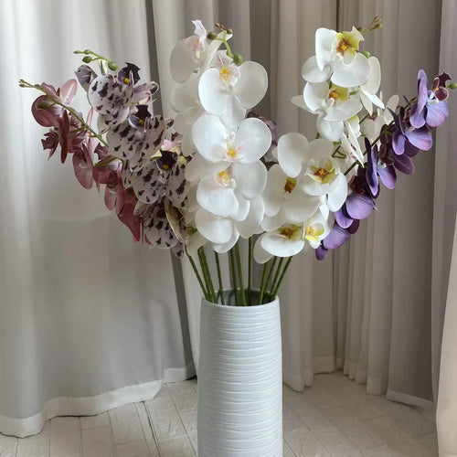 phalaenopsis artificiel orchidée rose décoration pour mariage et jardin - vue 4 sur 23