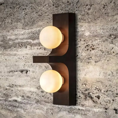 applique murale moderne boule de verre luminaire créatif pour hôtel - vue 3 sur 8