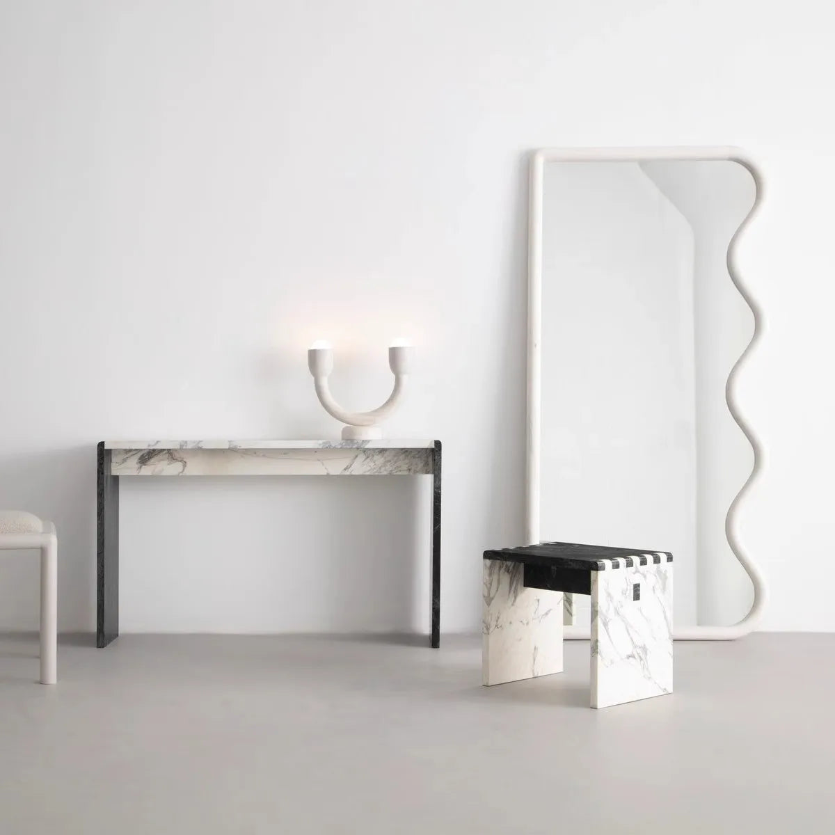 miroir rétro créatif en bois pour décoration intérieure mural - vue 4 sur 8