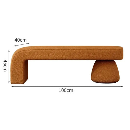 tabouret à langer nordique pour chambre et salon - vue 19 sur 27
