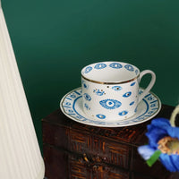 Service the vintage ceramique italienne tasse soucoupe plateau