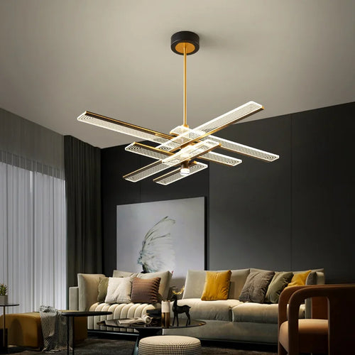 lustre et suspension led design créatif postmoderne minimaliste - vue 3 sur 10