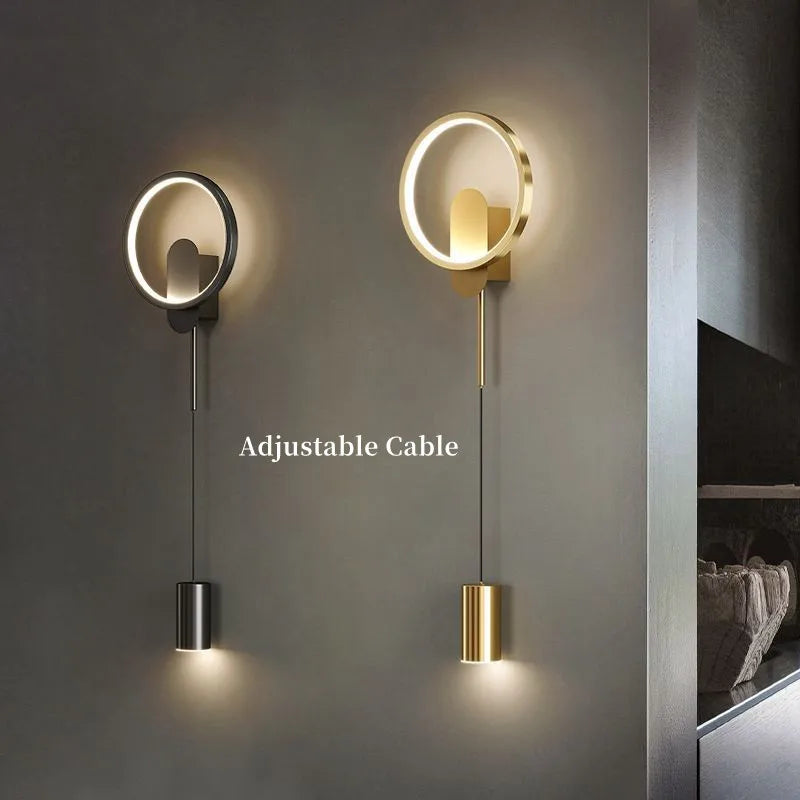applique murale moderne à led luminaire suspendu décoratif et idéal - vue 4 sur 9