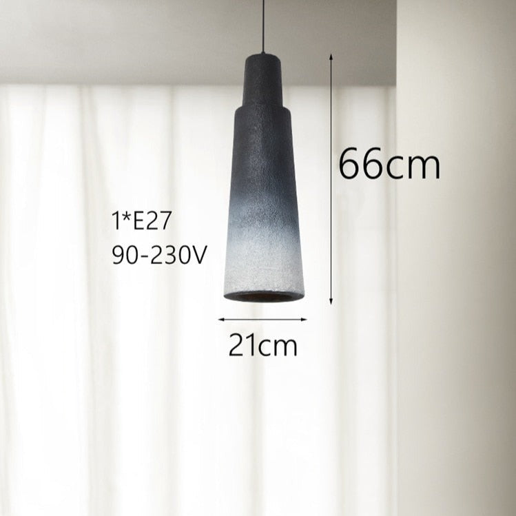 pendant light modern with lampshade cylindrical Varego