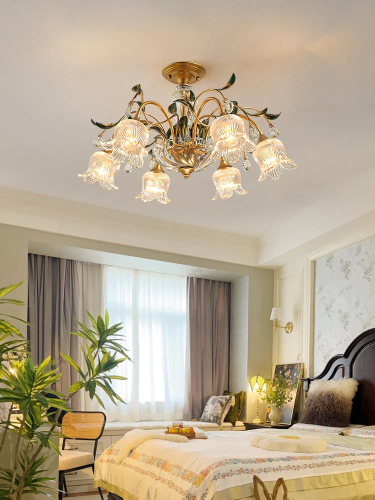 lustre en cristal français éclairage avancé pour intérieur élégant - vue 2 sur 8