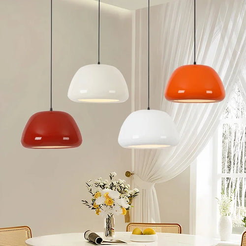 lampe led suspendue design nordique macaron pour décoration intérieure