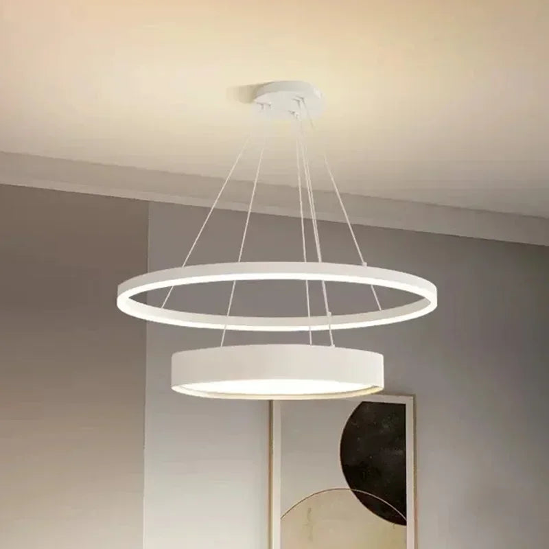 lustre led moderne minimaliste pour intérieur - vue 3 sur 8