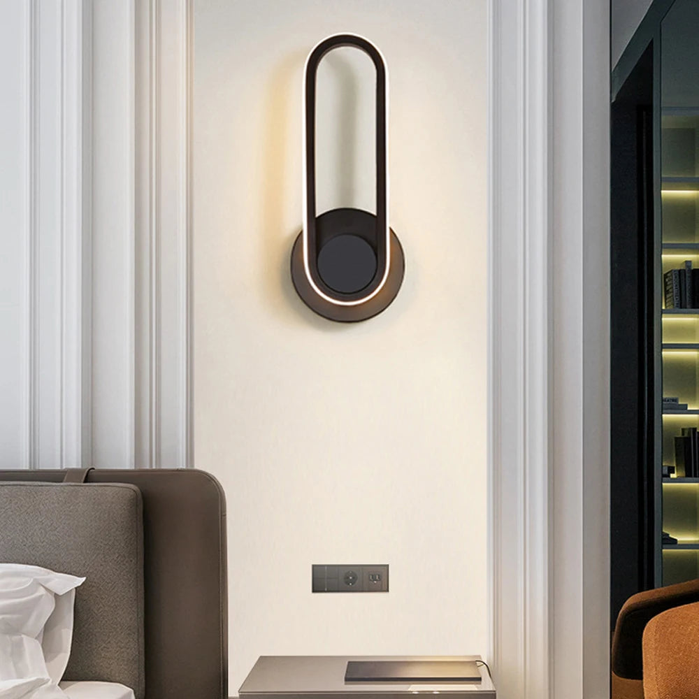 Applique murale led modernes intérieur décor maison  luminaires 90-260v - vue 5 sur 8