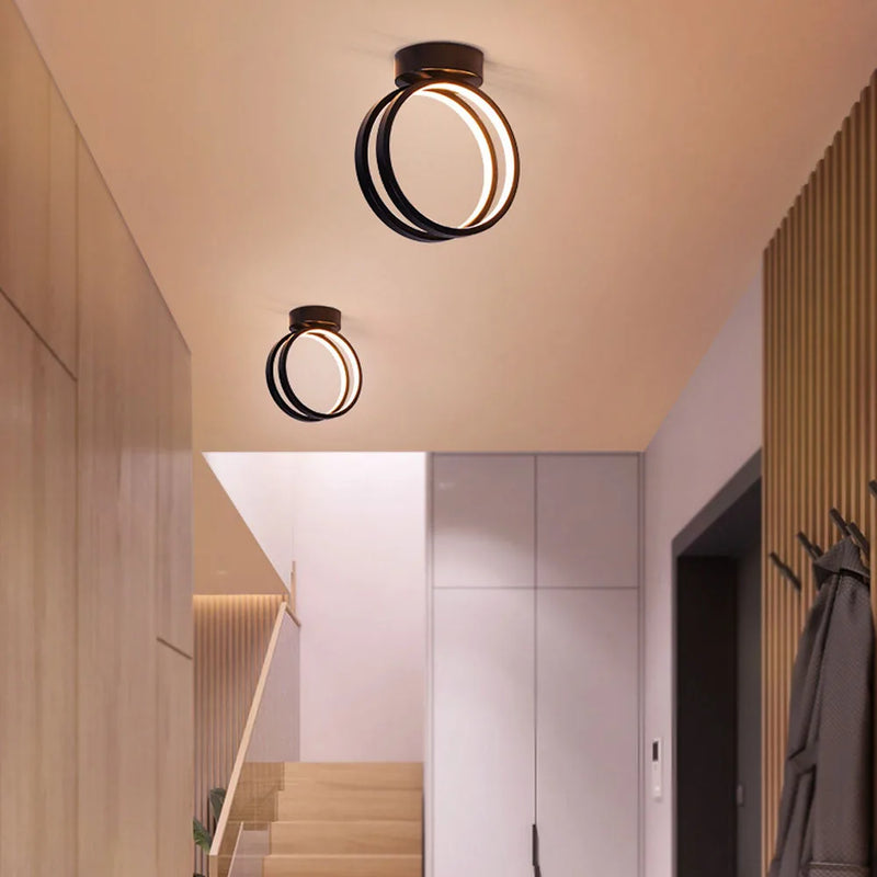 Plafonnier rond intérieur éclairage LED décor