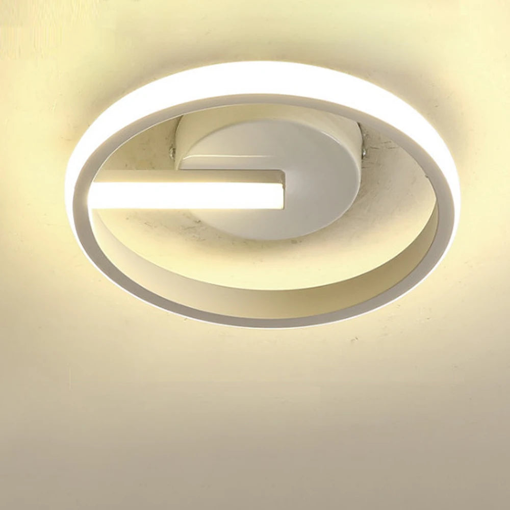 Moderne Plafond Lustre Couloir Porche Led Éclairage Maison - vue 3 sur 7