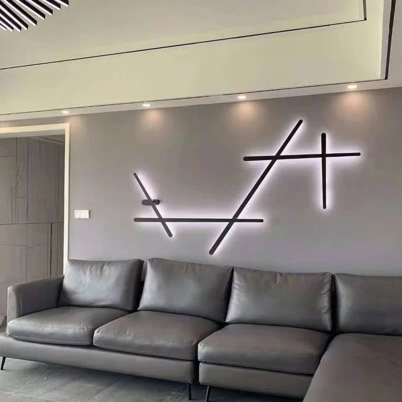 applique murale led design minimaliste moderne pour intérieur élégant - vue 5 sur 9