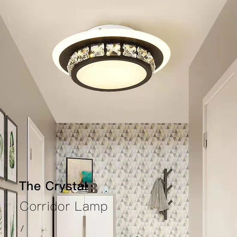 lustre suspension luminaire led moderne pour escaliers intérieur