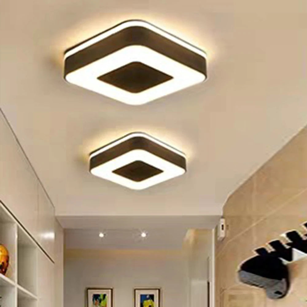 plafonnier led moderne allée intérieur surface décoratif chambre salon couloir balcon - vue 4 sur 7
