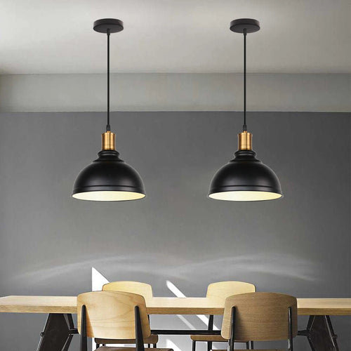 lustre suspension vintage industriel loft éclairage maison - vue 2 sur 7