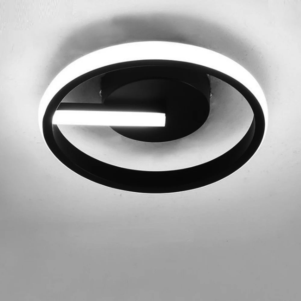 Moderne Plafond Lustre Couloir Porche Led Éclairage Maison - vue 5 sur 7