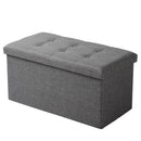 coffre de rangement pliable fonctionnel avec repose-pieds amovible
